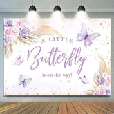 Lofaris Little Butterfly Is On The Way Baby Shower Backdrop