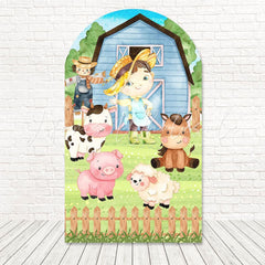 Little Farm Chicken Coop Arch Backdrop For Country Baby Event