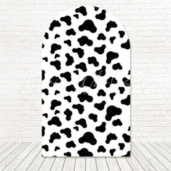 Little Farm Cow Print Style Arch Backdrop For Animal Bash Day
