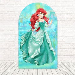 Little Mermaid Coral Glow Theme Arch Backdrop For Ocean Joy
