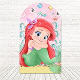 Little Mermaid Deep Sea View Arch Backdrop For Birthday Theme