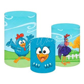 Little Painted Chicken Farm Themed Cover Cylinders Kit