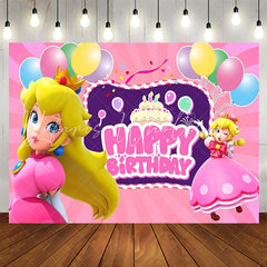 Lofaris Little Pink Dress Princess Birthday Backdrop For Girls