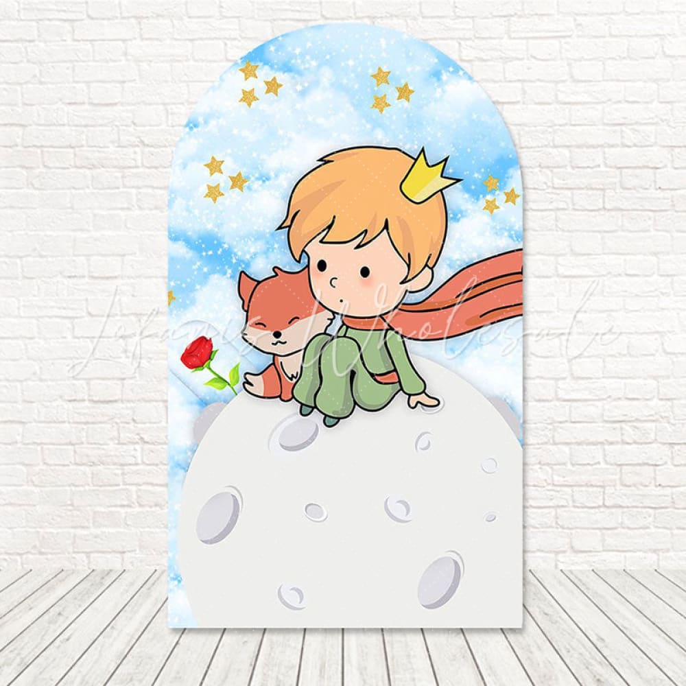 Little Prince Dream Planet Scene Arch Backdrop For Kids Party