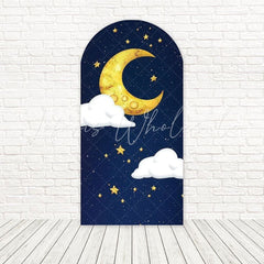 Little Prince Star Crown Theme Arch Backdrop For Magical Kids Party