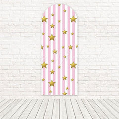 Little Stars Stripe Gentle Sky Vibe Arch Backdrop For Dreamy Shoot