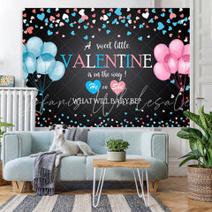 Lofaris Little Valentine Is On The Way Baby Shower Backdrop