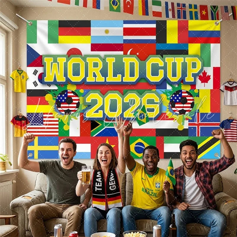 Lofaris (7 Day Delivery)Lofaris International World Cup 2026 Sport Event Backdrop for Decor