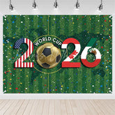 Lofaris (7 Day Delivery)Lofaris Vibrant Soccer Green Field Tournament 2026 Holiday Backdrop