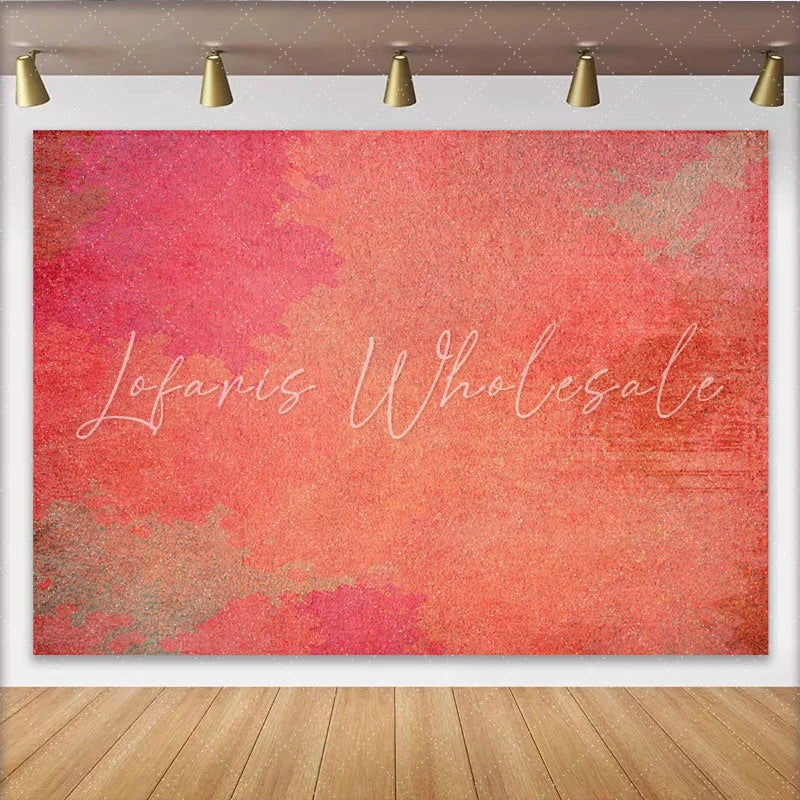 Lofaris Abstract Red and Magenta Textured Backdrop Distressed Mottled Wall Photography Background for Portrait
