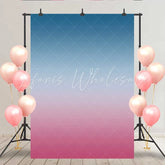 Lofaris Blue and Pink Gradient Backdrop Abstract Minimalist Texture for Modern Studio Decor