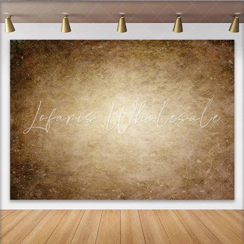 Lofaris Brown Fine Art Backdrop Abstract Painted Canvas Style Photography Background