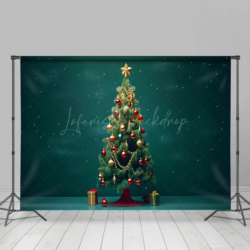 Lofaris Cartoon Starlit Sky Cute Christmas Holiday Backdrop