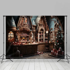 Lofaris Christmas Decoration Bar Counter Holiday Backdrop