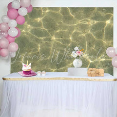 Lofaris Clear Shallow Water Sandy Beach Backdrop Summer Ocean Sea Surface Party Decorations Photography Background