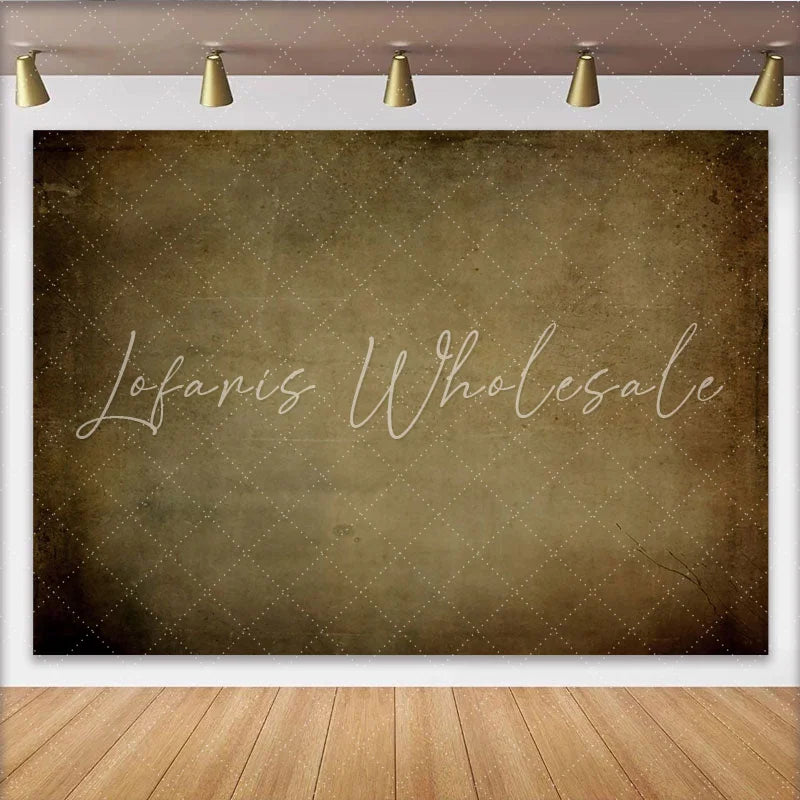 Lofaris Dark Brown Vintage Texture Backdrop Retro Abstract Grunge Photography Background Fine Art Portrait Prop