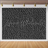 Lofaris Dark Grey Pebble Stone Backdrop Black Cobblestone Texture Photography Background Moody Portrait Prop