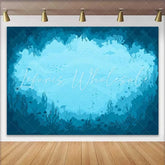 Lofaris Deep Blue Ocean Natural Scenery Backdrop with Coral Reefs and Marine Life Aquatic Photography Background