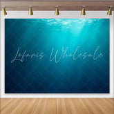 Lofaris Deep Blue Underwater Photography Backdrop with Sunlight Rays Serene Ocean Background for Studio Photoshoot