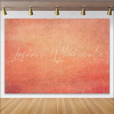 Lofaris Distressed Coral and Terracotta Textured Backdrop Abstract Grungy Orange Wall Background for Photoshoot