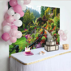 Lofaris Elegant Black and Gold 50th Birthday Backdrop with Balloons Sparkling Glitter Background for Adult Party Decor Props