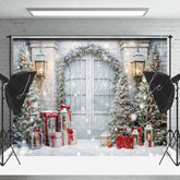 Lofaris Elegant Outdoor Scene Christmas Holiday Backdrop