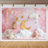Lofaris Elegant Pink and Purple Rose Cake Smash Backdrop Balloon Garland and Wood Panel Background Girls Birthday
