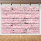 Lofaris Faded Pink Wood Floral Backdrop Subtle Watercolor Rose and Leaves Photography Background