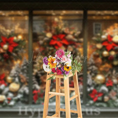 Lofaris Festive Christmas Decoration Boutique Photo Backdrop