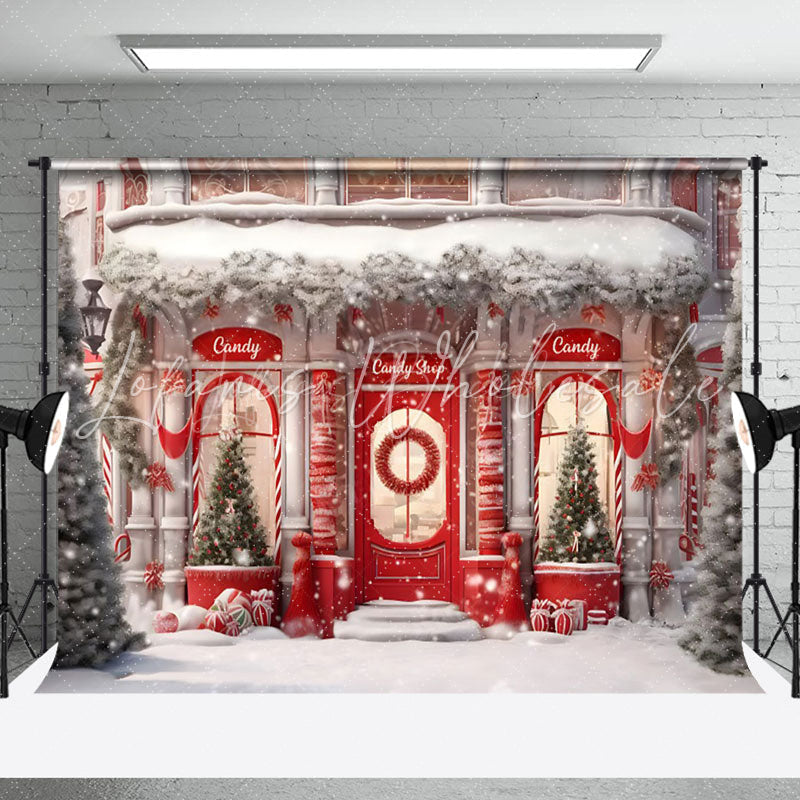 Lofaris Festive Holiday Season Winter Wonderland Backdrop