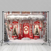 Lofaris Festive Holiday Season Winter Wonderland Backdrop