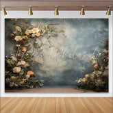 Lofaris Fine Art Hazy Floral Oil Painting Backdrop Impressionist Climbing Roses Studio Background