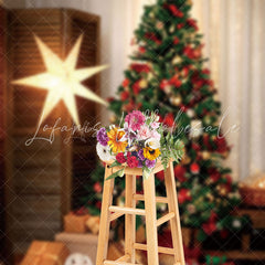 Lofaris Gleaming Tree Gifts Curtain Closet Christmas Backdrop