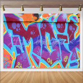 Lofaris Graffiti Wall Backdrop Colorful Street Art Hip Hop Photography Background