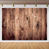 Lofaris Heart Knot Wood Backdrop Rustic Brown Timber Plank Photography Background