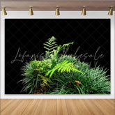 Lofaris Lush Green Fern and Grass Plant Photography Backdrop Natural Foliage Studio Background for Portrait Photoshoot