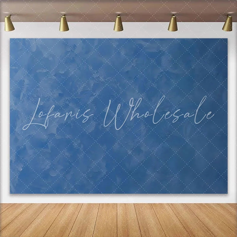 Lofaris Navy Blue Abstract Textured Backdrop Deep Plaster Photography Background Professional Studio Prop