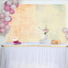 Lofaris Pastel Peach Watercolor Texture Backdrop Soft Abstract Paper Photography Background Newborn Portrait Prop