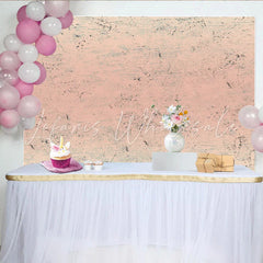 Lofaris Peach Pink Scratched Texture Backdrop Abstract Vintage Wall Photography Background Soft Portrait Prop