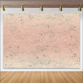 Lofaris Peach Pink Scratched Texture Backdrop Abstract Vintage Wall Photography Background Soft Portrait Prop