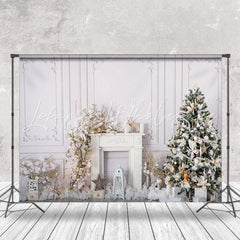 Lofaris Pure Wall Floral Decor Christmas Photo Backdrop