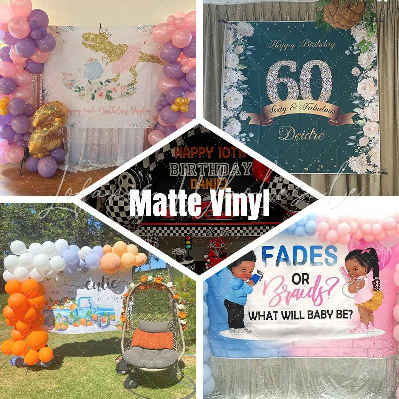 Lofaris Purple and Gold Abstract Cloud Photography Backdrop Ethereal Sky Background for Studio Portrait and Event Decor
