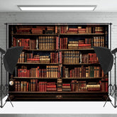 Lofaris Rich Library Atmosphere Earth Globe Accent Backdrop