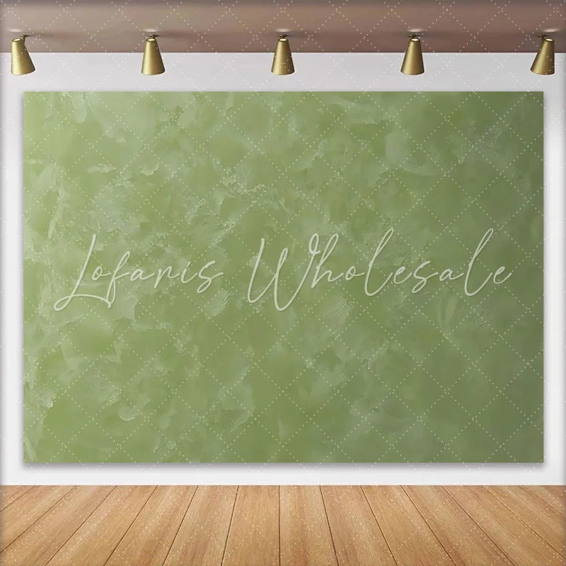 Lofaris Sage Green Abstract Textured Backdrop Natural Plaster Photography Background Professional Studio Prop