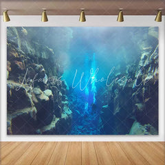 Lofaris Scuba Divers Underwater Trench Backdrop Deep Sea Marine Adventure Party Decorations Photography Background
