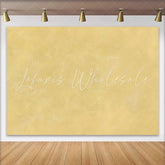 Lofaris Soft Yellow Abstract Textured Backdrop Warm Plaster Photography Background Professional Studio Prop
