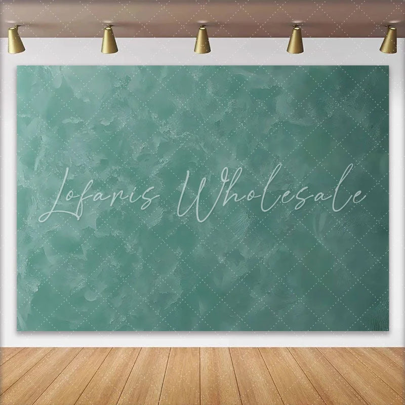 Lofaris Teal Green Abstract Textured Backdrop Artistic Plaster Photography Background Professional Studio Prop