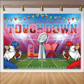 Lofaris Touchdown LIX Football Stadium Backdrop American Football Championship Game Day Party Decor