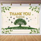 Lofaris Tree of Life Thank You Pastor Appreciation Backdrop Church Event Party Decorations Photography Background