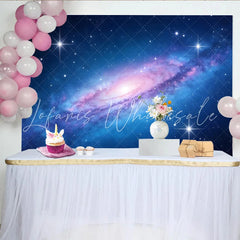 Lofaris Vibrant Cosmic Galaxy Backdrop with Swirling Nebula and Stars Beautiful Space Background for Studio Photoshoot